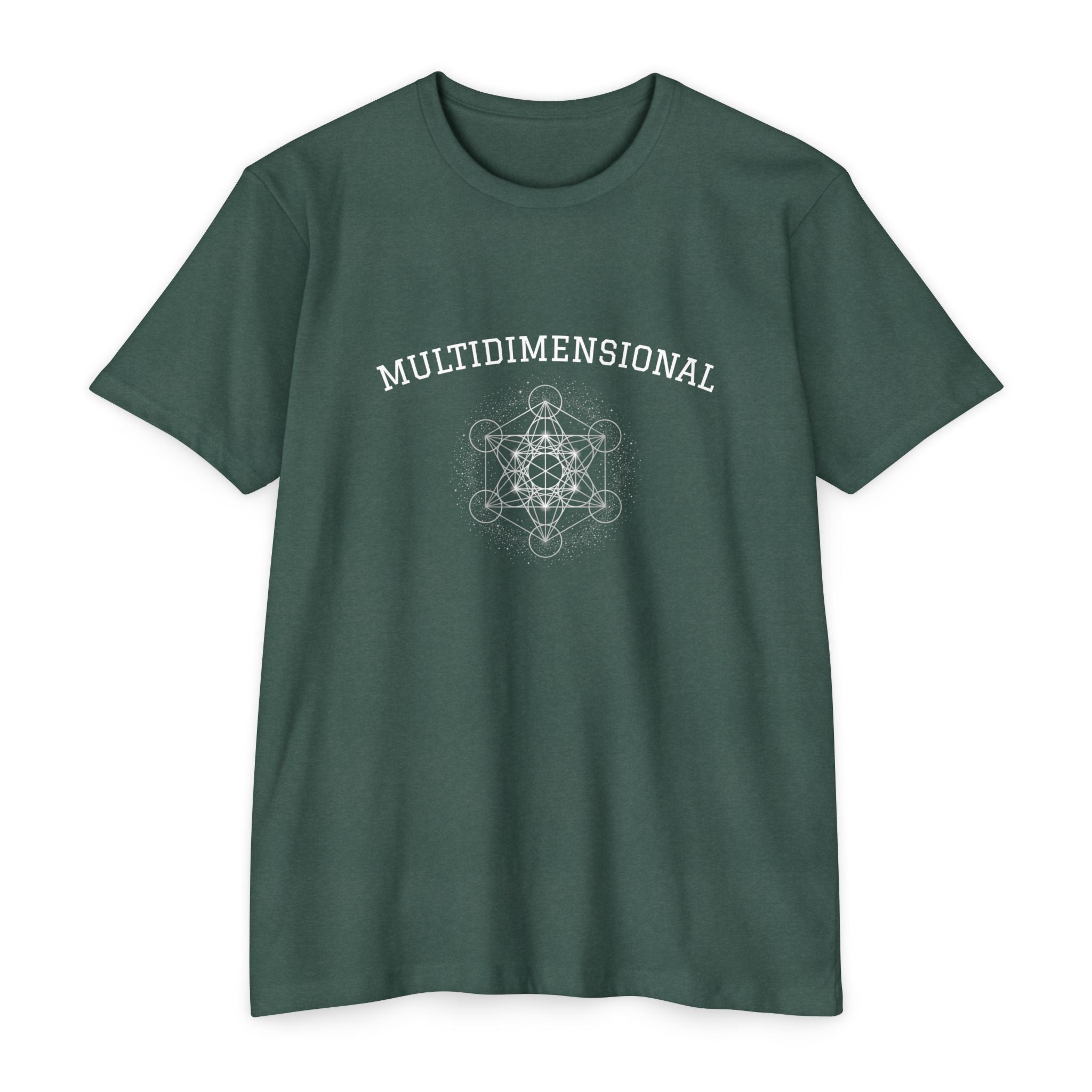 Multidimensional Star Graphic T-Shirt — Spiritual Mandala Tee