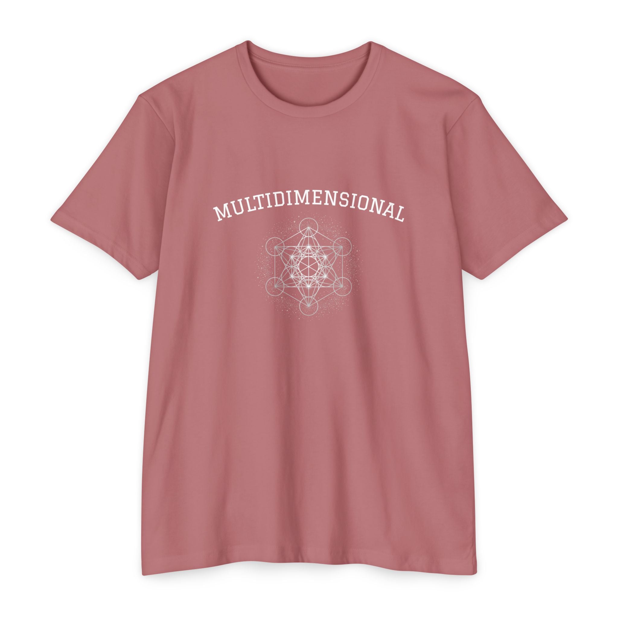 Multidimensional Star Graphic T-Shirt — Spiritual Mandala Tee
