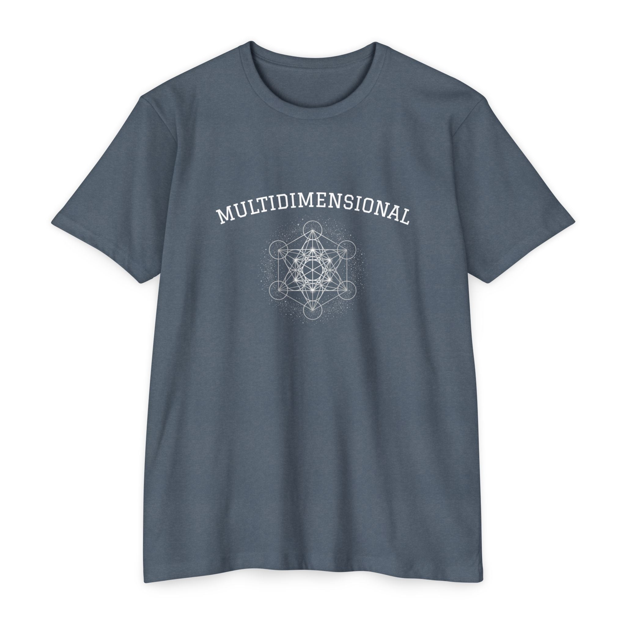 Multidimensional Star Graphic T-Shirt — Spiritual Mandala Tee