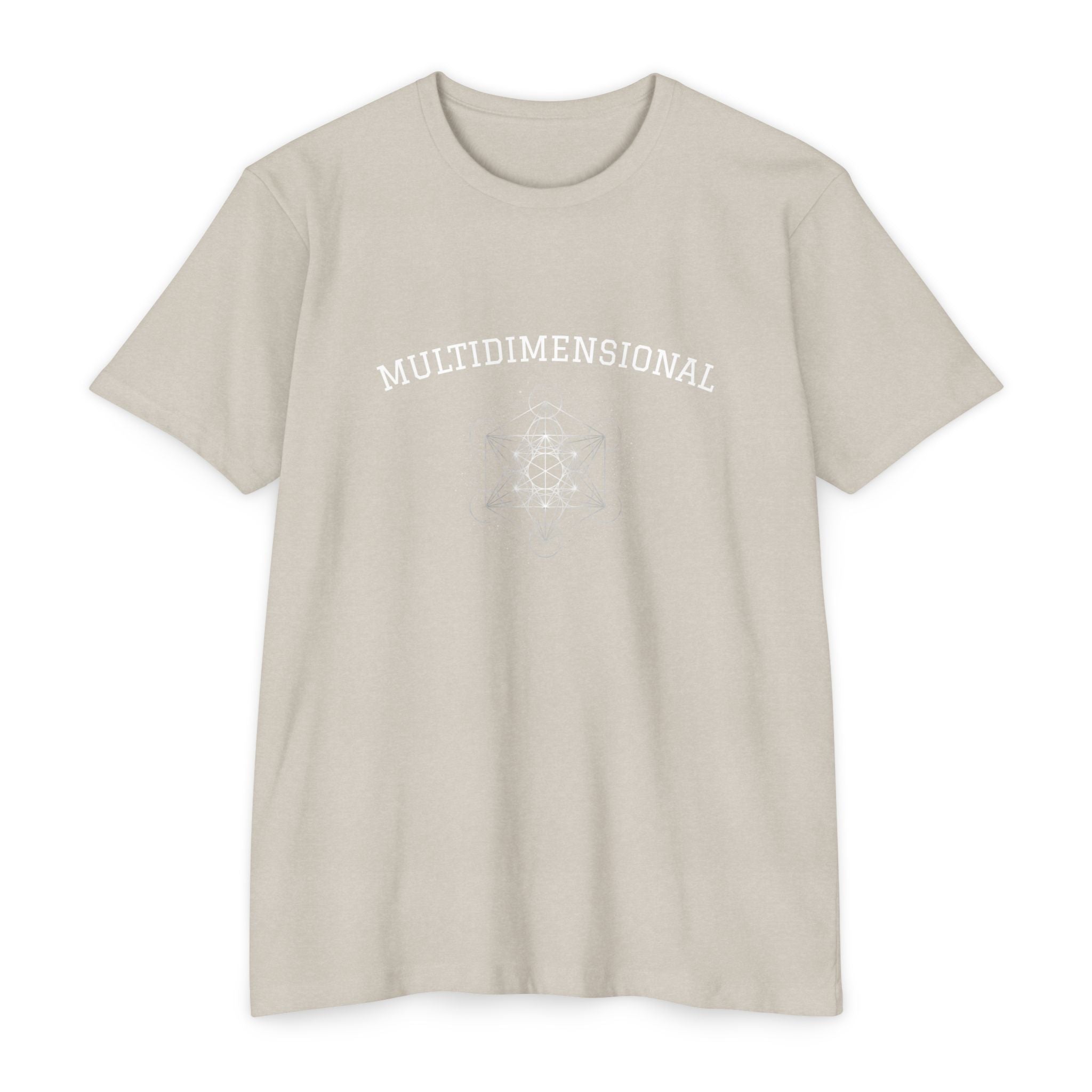 Multidimensional Star Graphic T-Shirt — Spiritual Mandala Tee