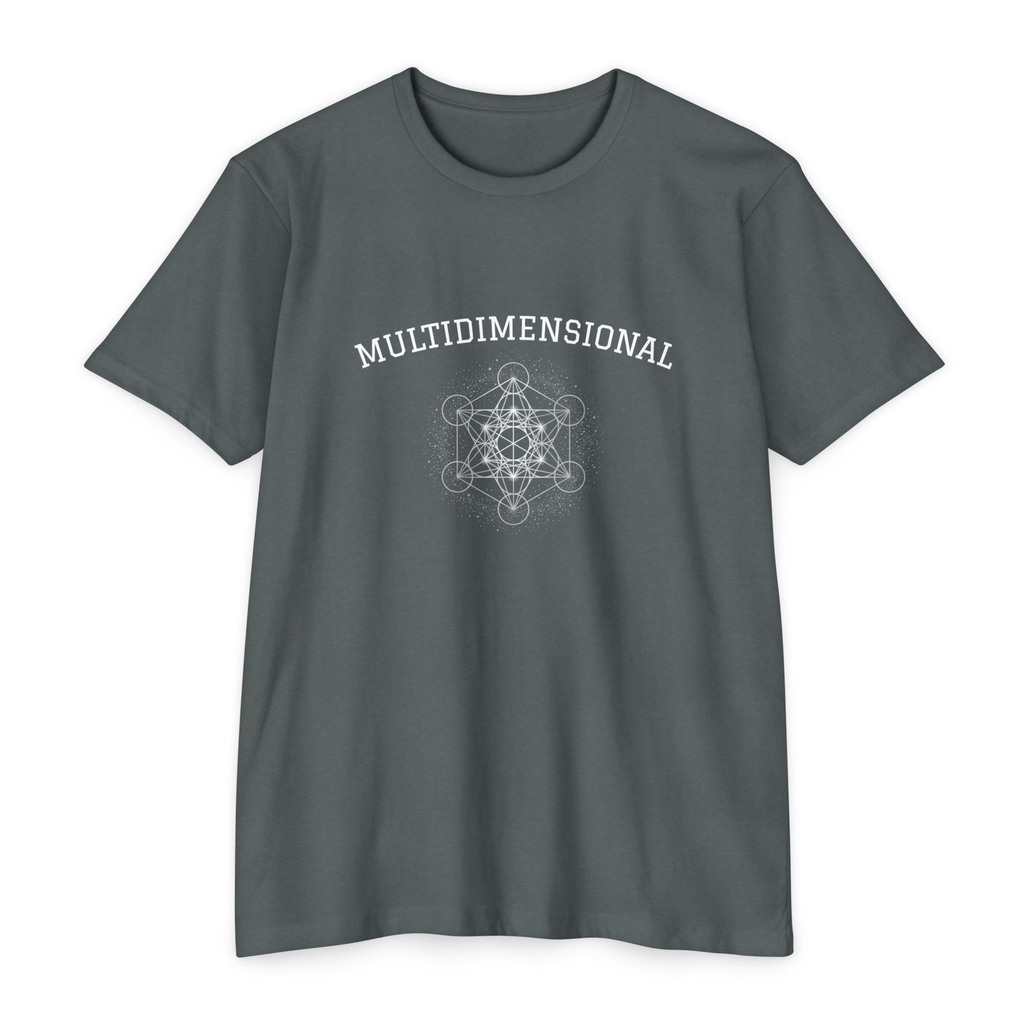 Multidimensional Star Graphic T-Shirt — Spiritual Mandala Tee