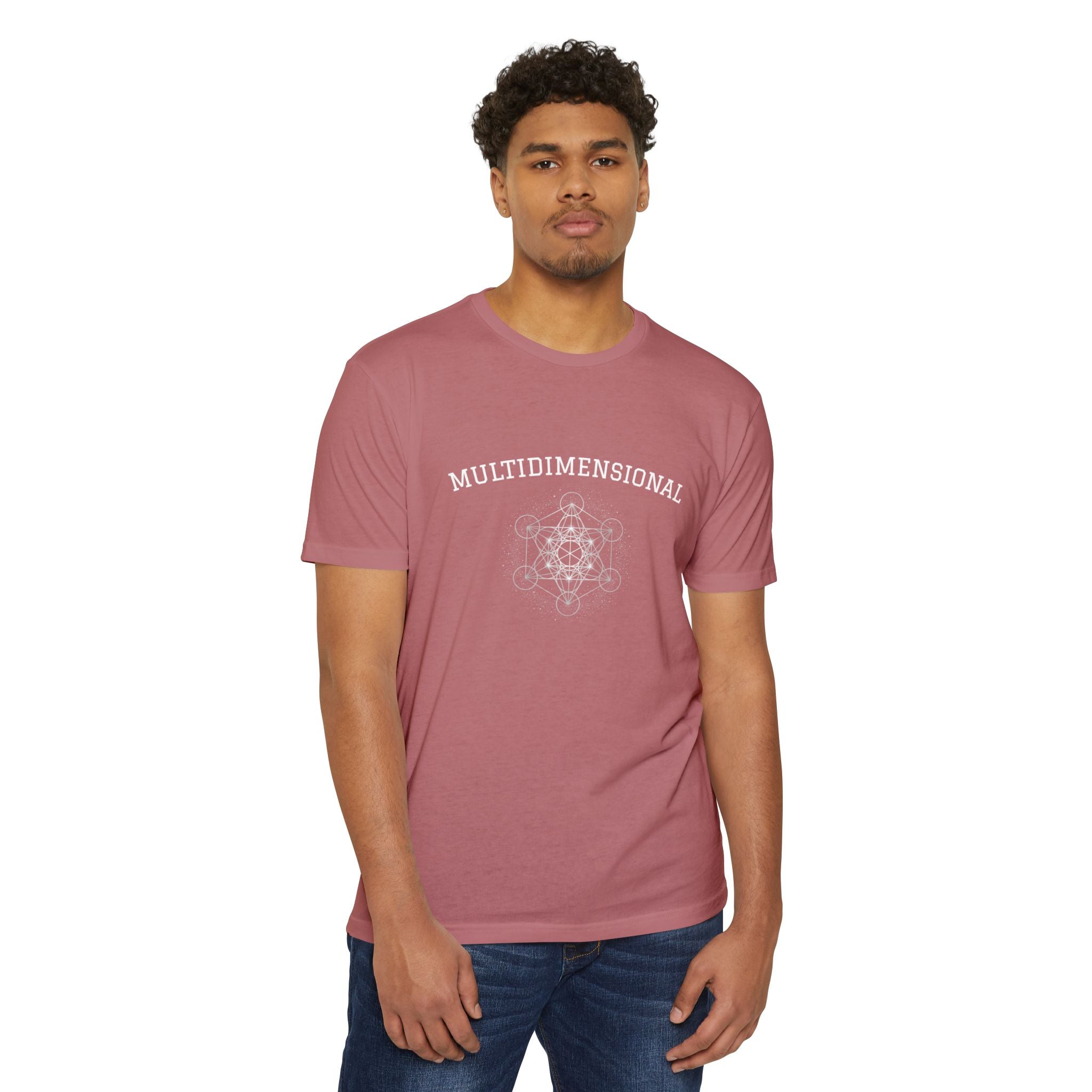 Multidimensional Star Graphic T-Shirt — Spiritual Mandala Tee