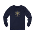 Sacred Geometry Star Long Sleeve Tee — 'Make Space for Wonder'