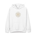 Minimal Gold Mandala Hoodie — Sacred Geometric Pullover