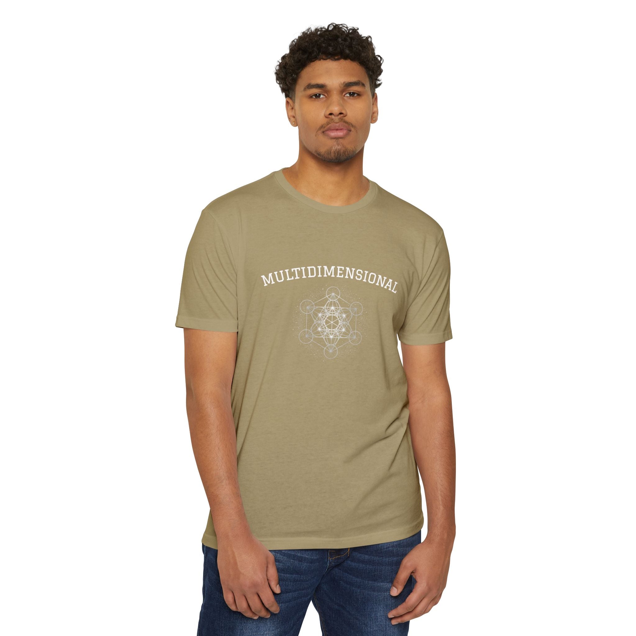 Multidimensional Star Graphic T-Shirt — Spiritual Mandala Tee