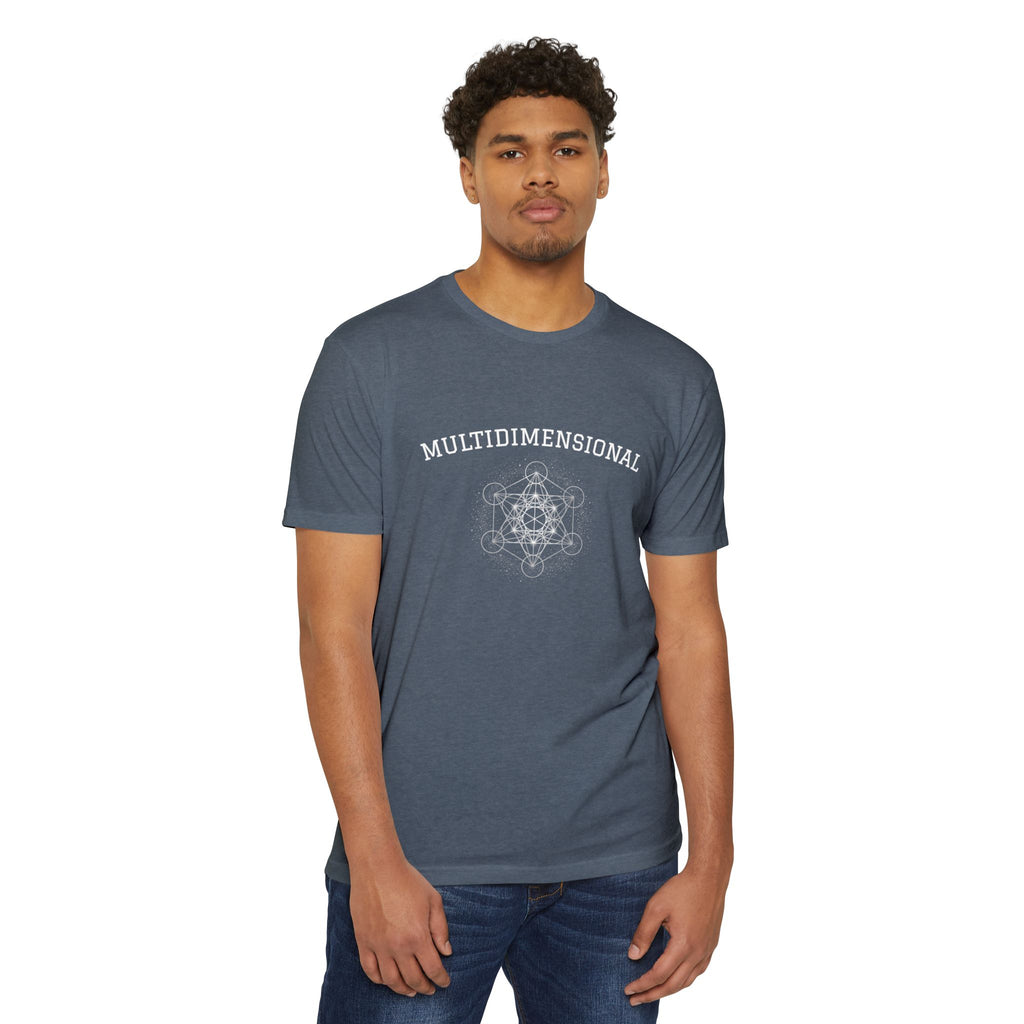 Multidimensional Star Graphic T-Shirt — Spiritual Mandala Tee