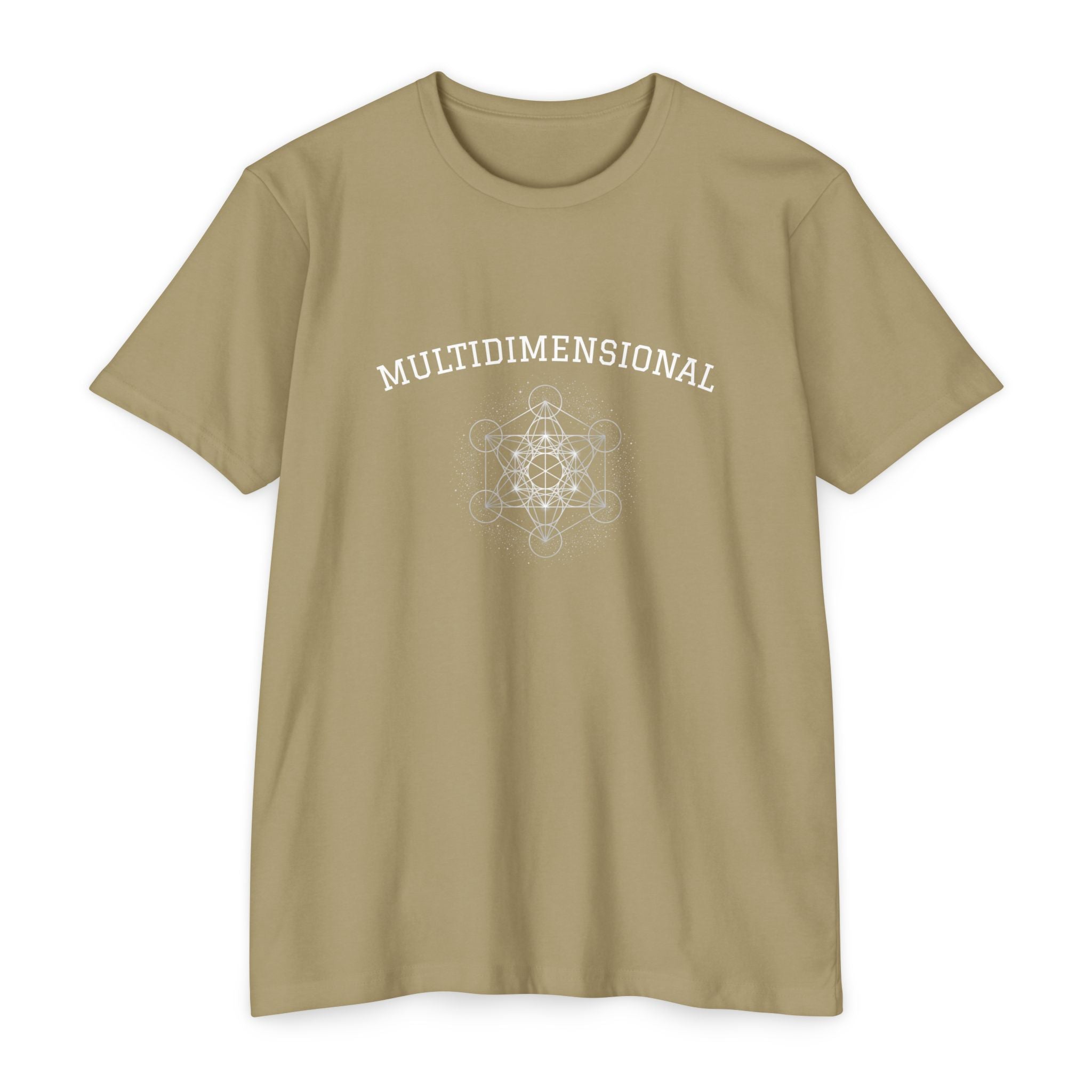 Multidimensional Star Graphic T-Shirt — Spiritual Mandala Tee