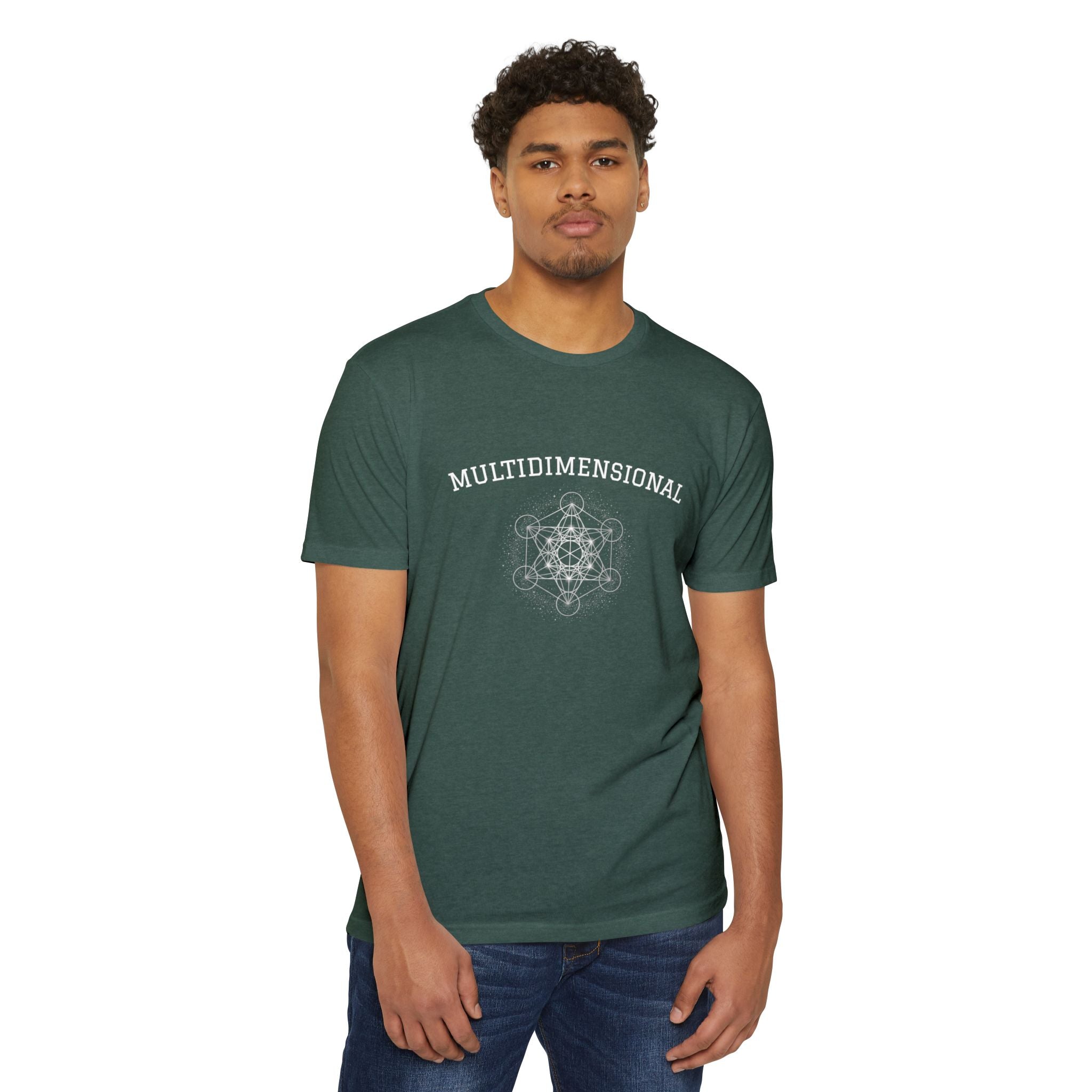 Multidimensional Star Graphic T-Shirt — Spiritual Mandala Tee