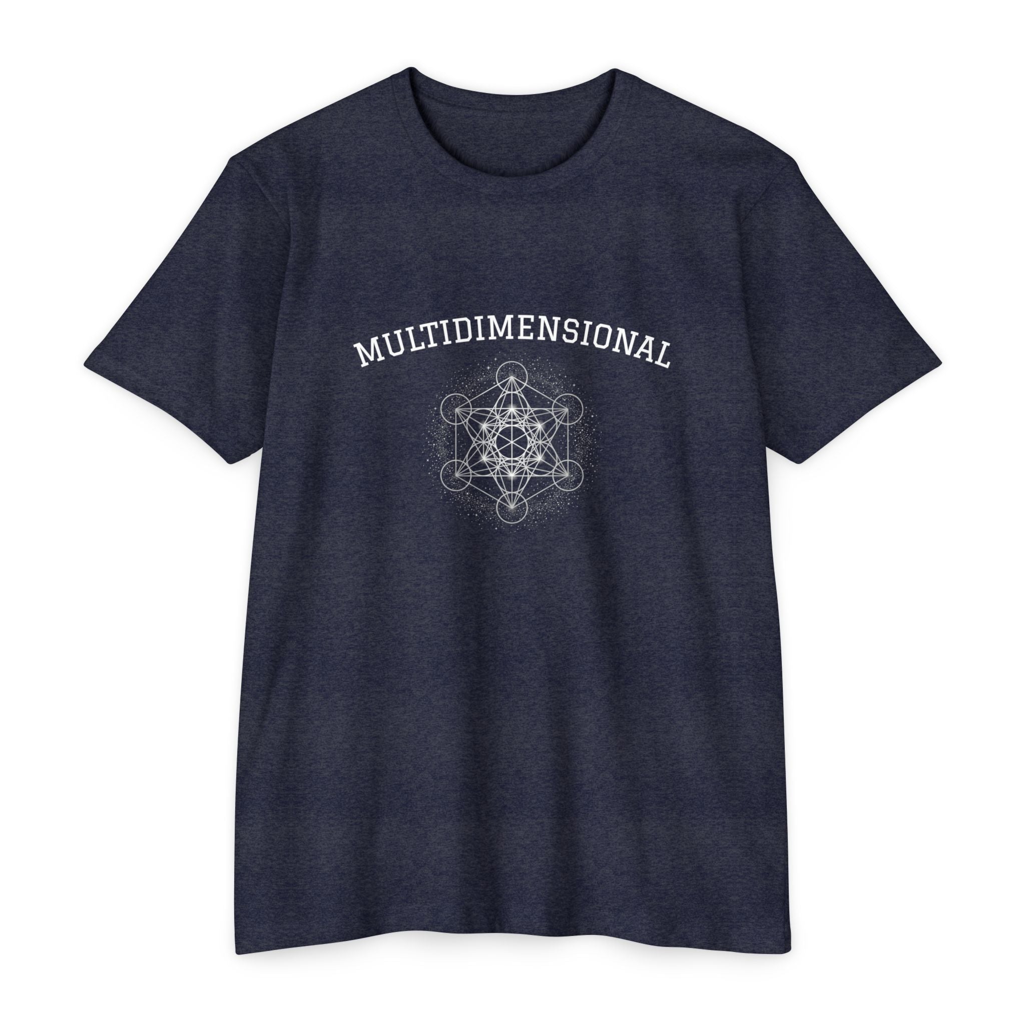 Multidimensional Star Graphic T-Shirt — Spiritual Mandala Tee