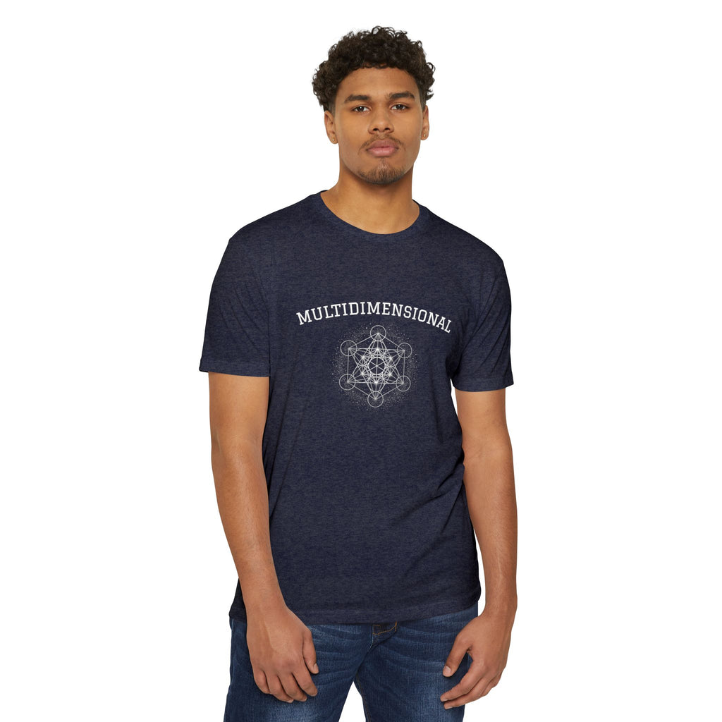 Multidimensional Star Graphic T-Shirt — Spiritual Mandala Tee