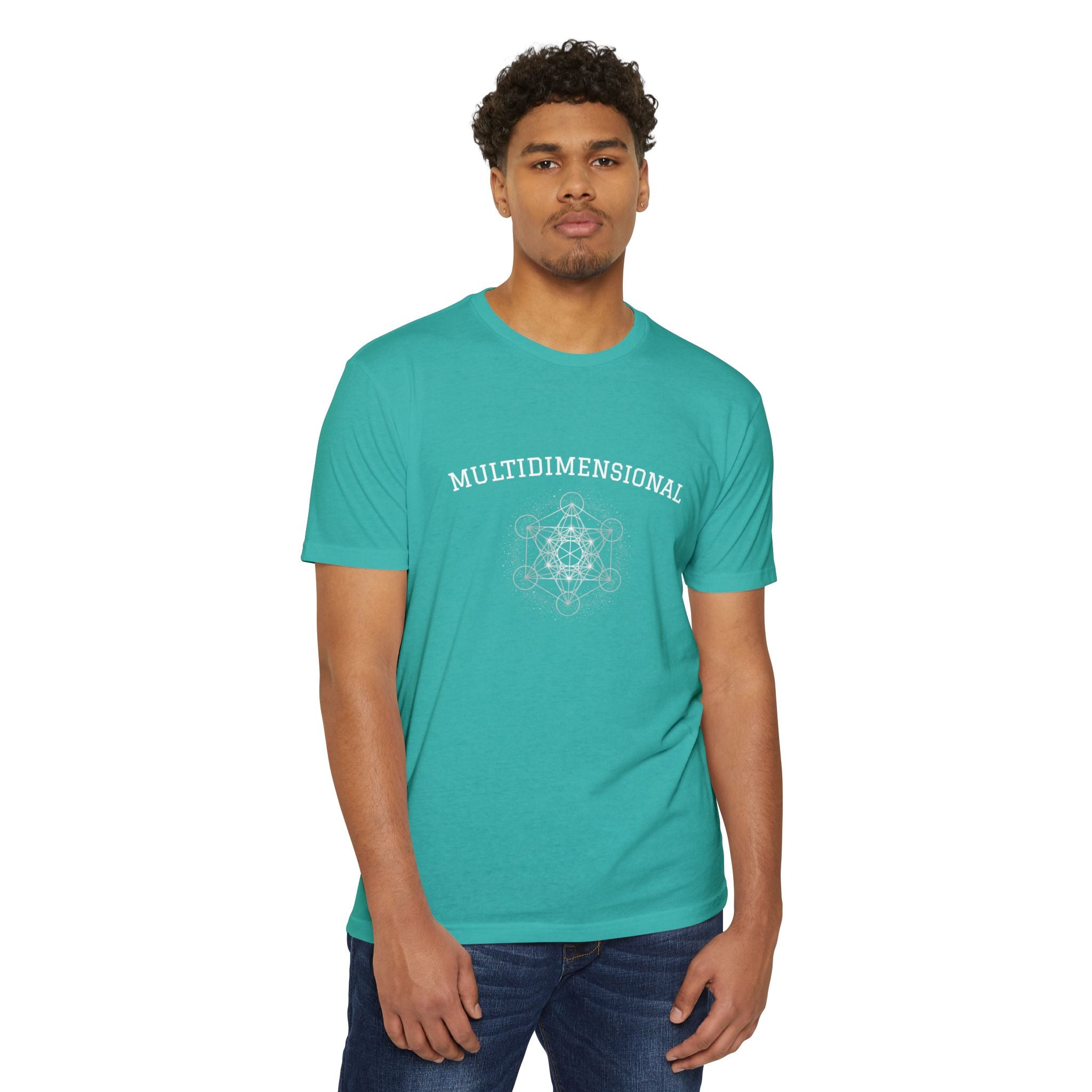 Multidimensional Star Graphic T-Shirt — Spiritual Mandala Tee